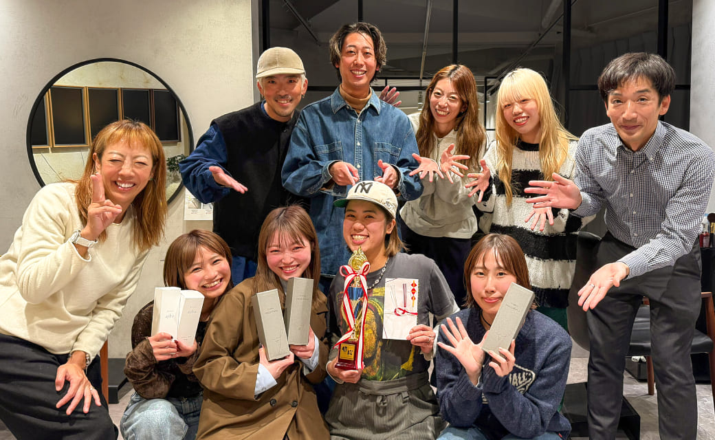 シャンプースパ大会の受賞者たち